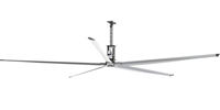 24 Ft. Altra Air Sailfin (HVLS) High Volume Low Speed Industrial Ceiling Fans (2 Hp, 230/460V, 3 Ph, 315,026 CFM, Var. Speed)